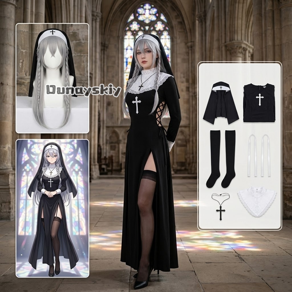 KS*06Original Nun Cos Outfit B - Photography Outfit 评论和价格