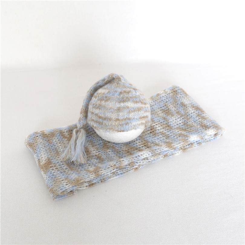 Knit Jersey Wrap And Hat Sets  - Photography Outfit 评论和价格
