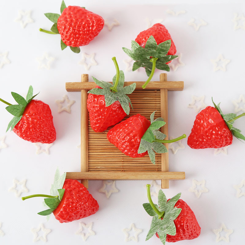 10/20Pcs Artificial Strawberri - Photography Day 评论和价格