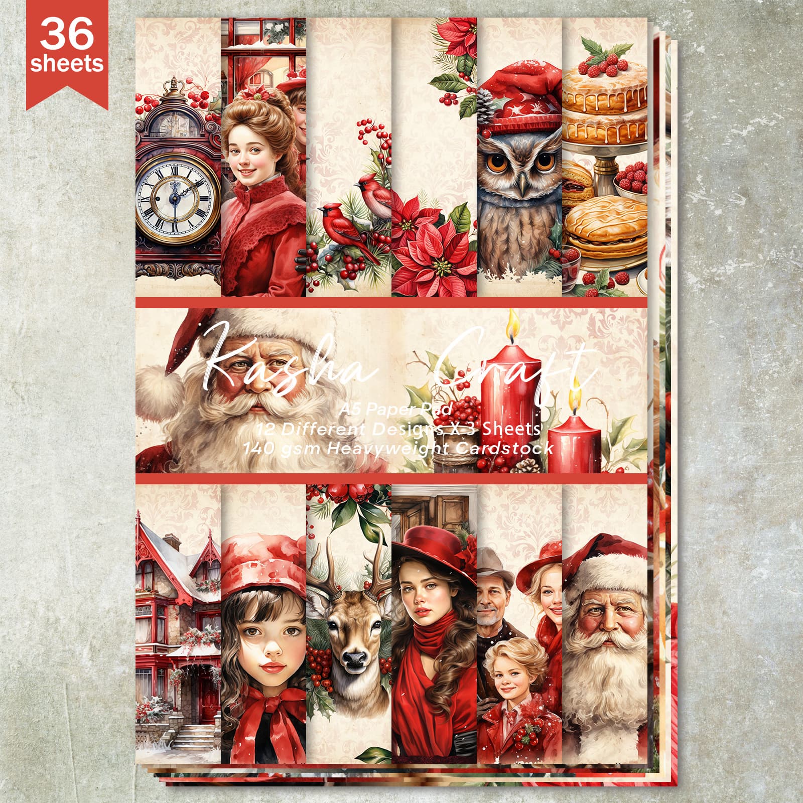 36 Sheets A5 (Festive Christma - Photography Magazine 评论和价格