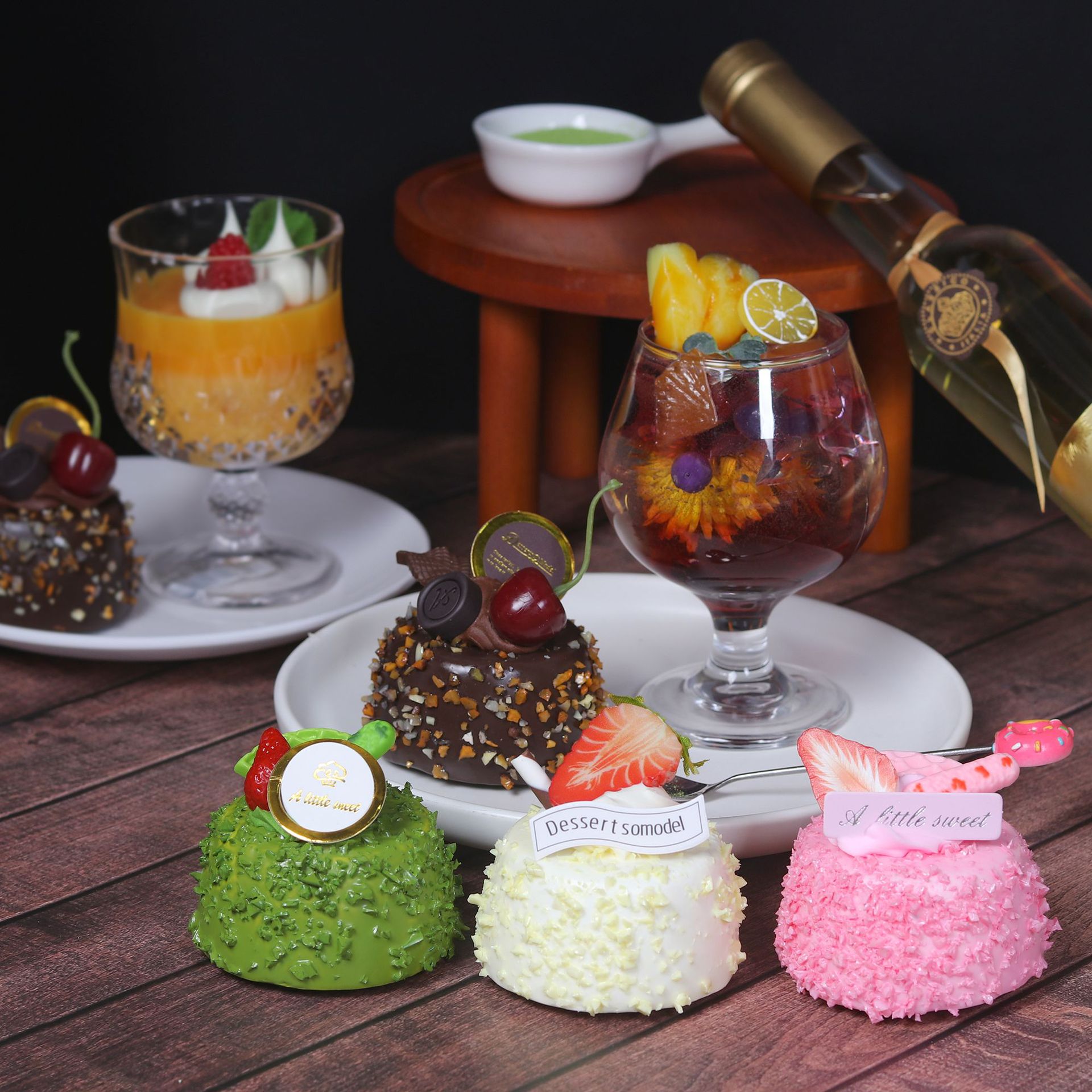 1PC Artificial Mousse Cake Des - Photography Pro 评论和价格