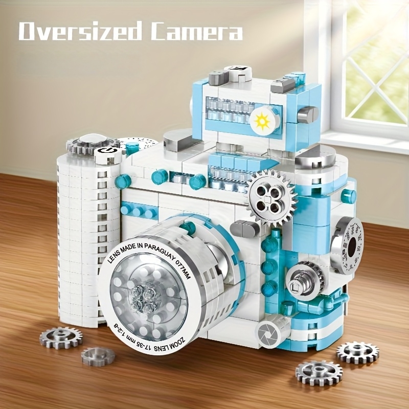 DIY Retro Building Block Camer - Photography Journalism 评论和价格
