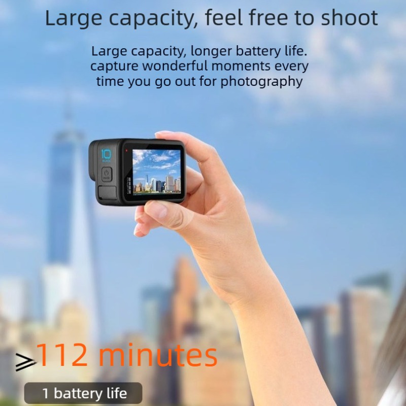 1800mAh Replacement Battery Ch - Gopro Action Camera Hero 11 Black 评论和价格