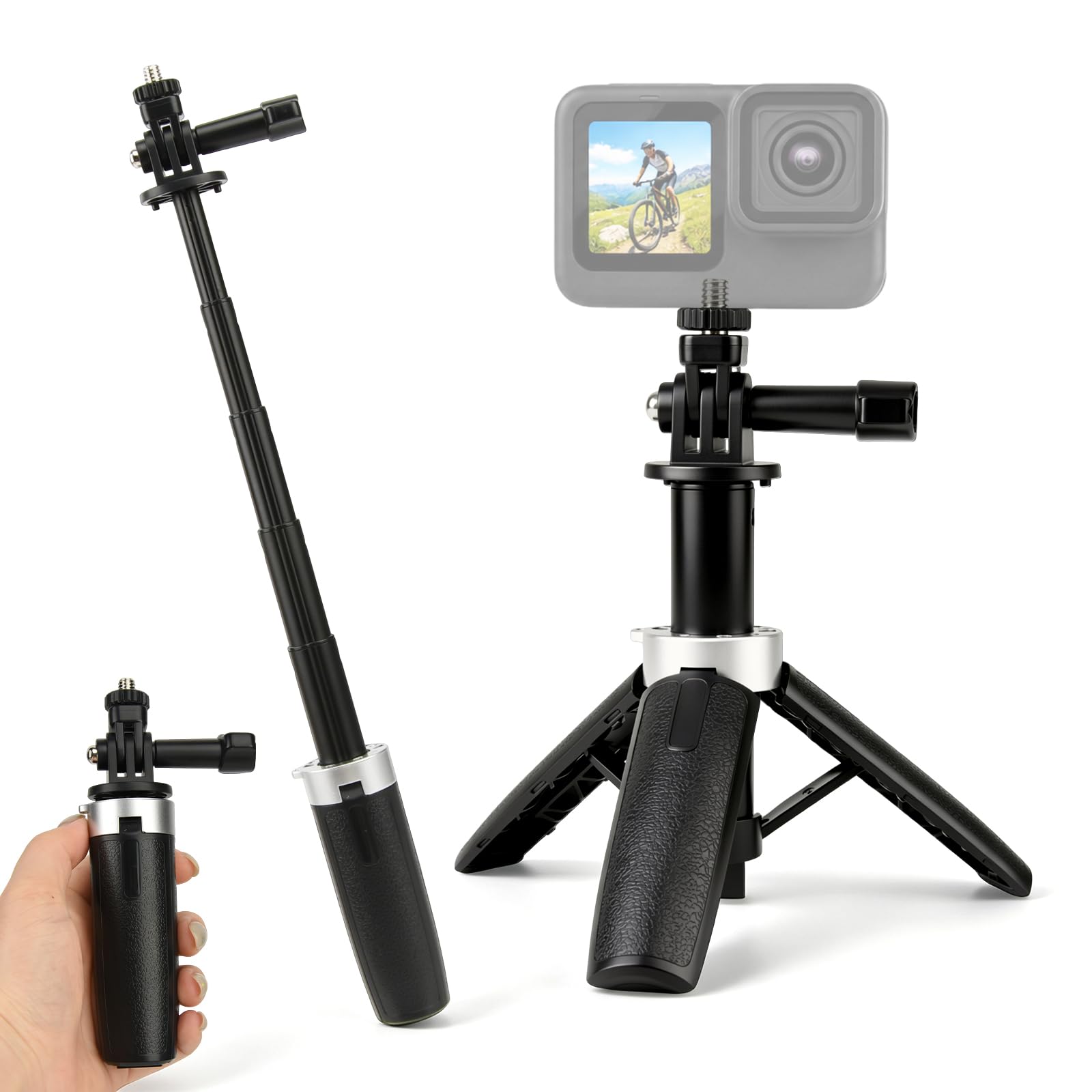 Mini Extendable Tripod Foldabl - Gopro Action Camera Hero 11 Black 评论和价格