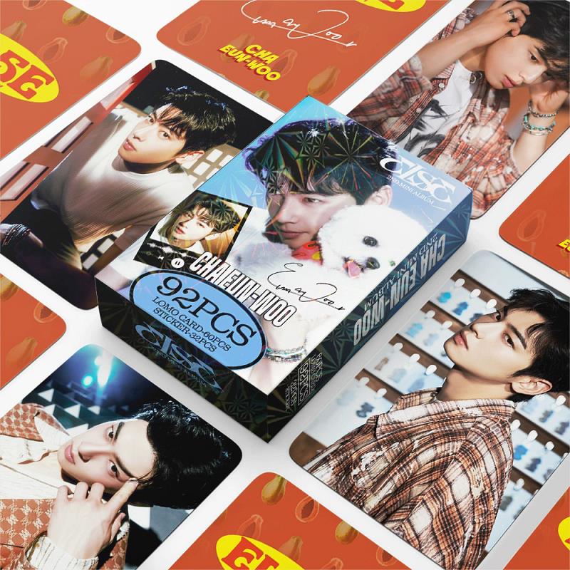 92PCS Cha Eun-Woo New Album EL - Photography News 评论和价格