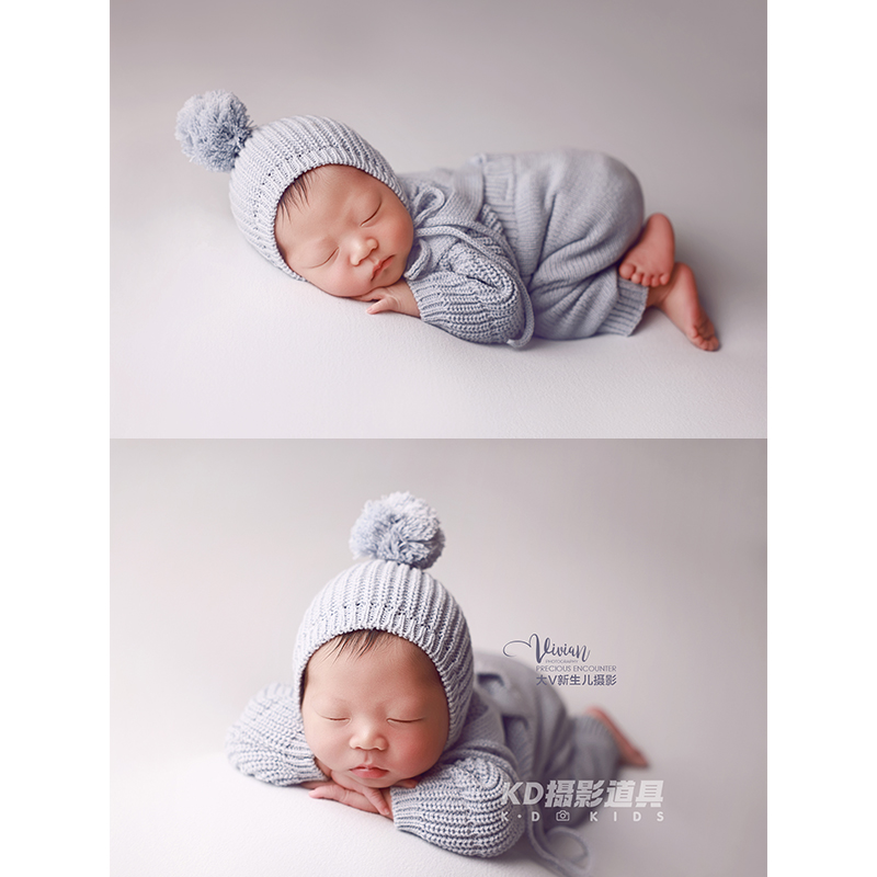 INS Style Baby Knit Costume 2p - Photography Outfit 评论和价格