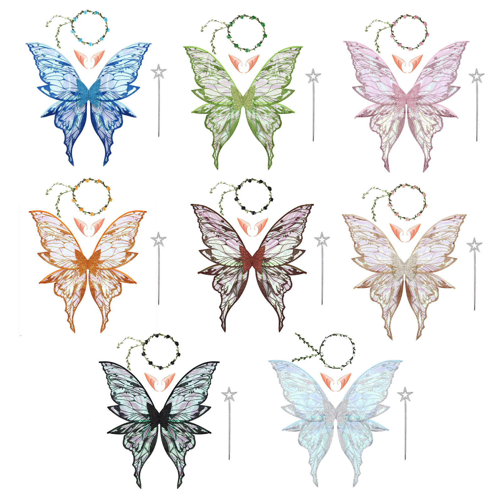 Butterfly Fairy Elf Costume Wi - Photography Day 评论和价格