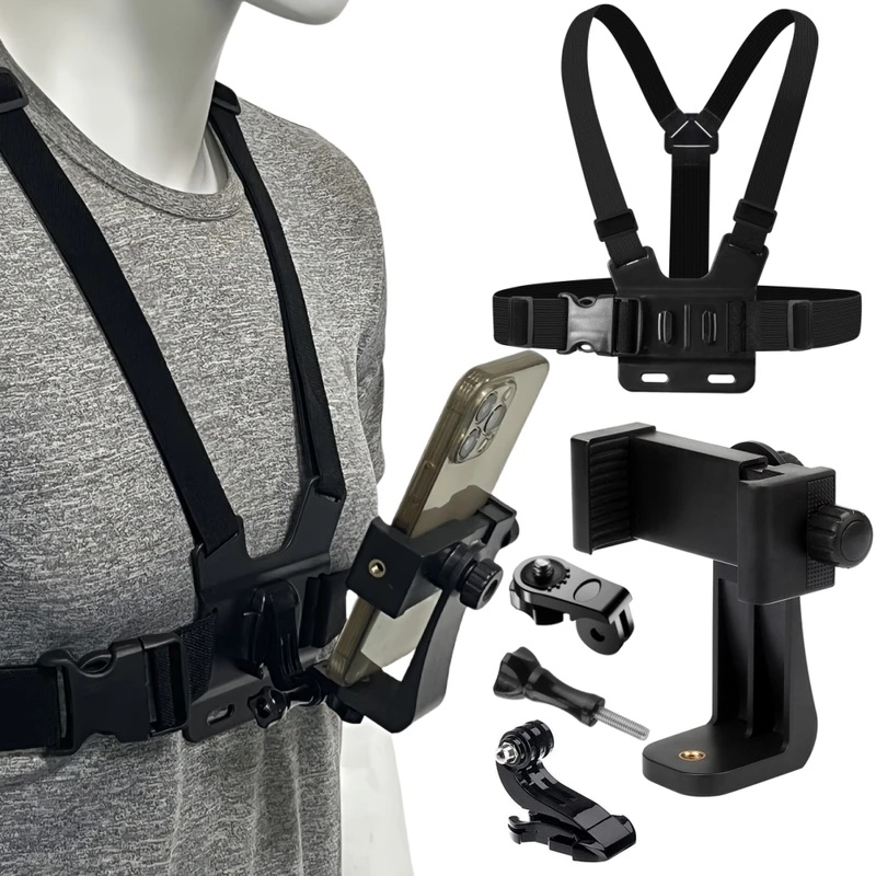 Phone Chest Strap Mount Belt f - Gopro Action Camera Hero 11 Black 评论和价格