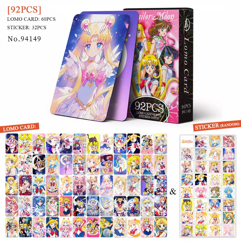 92pcs Sailor Moon New Lomo Car - Photography News 评论和价格